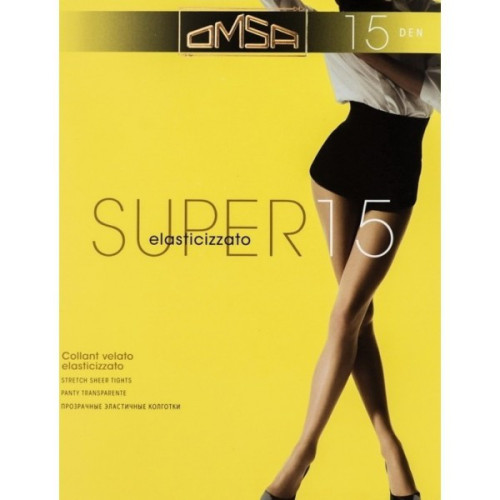Omsa Super 15 rajstopy lycra półmatowe