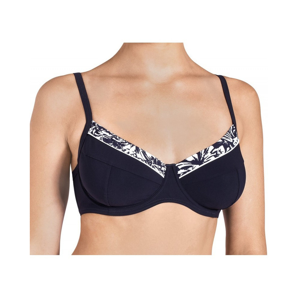 Triumph Sloggi Midnight Flower kostium kąpielowy dwuczęsciowy