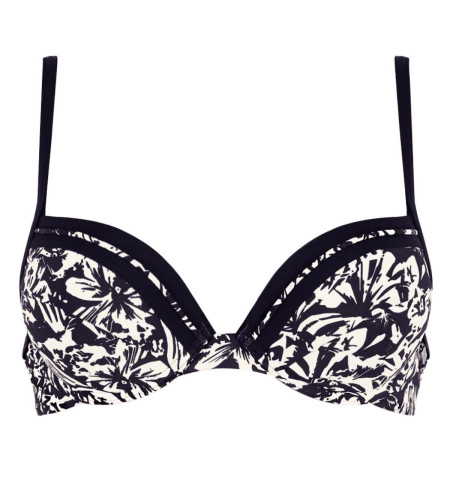 Triumph Sloggi Midnight Flower push-up kostium kąpielowy dwuczęsciowy