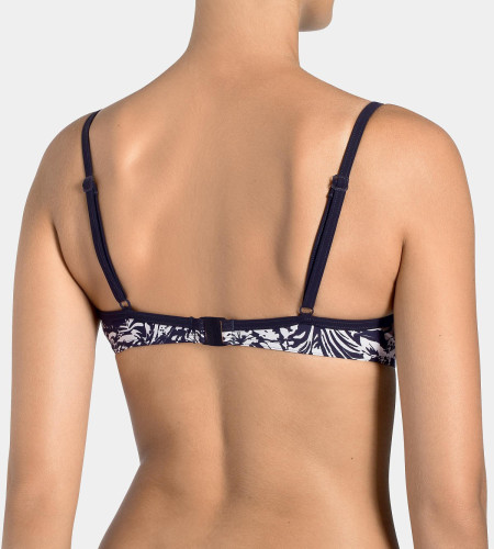 Triumph Sloggi Midnight Flower push-up kostium kąpielowy dwuczęsciowy