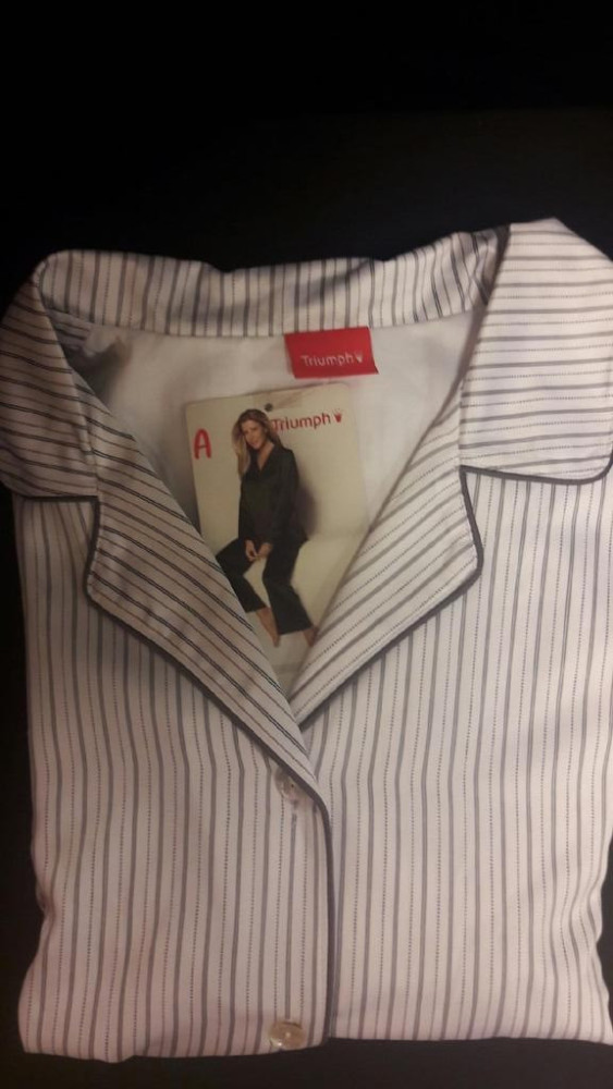 Triumph Modern 10912 PW piżama satynowa damska