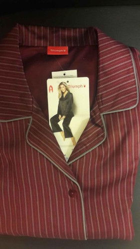 Triumph Modern 10912 PW piżama satynowa damska