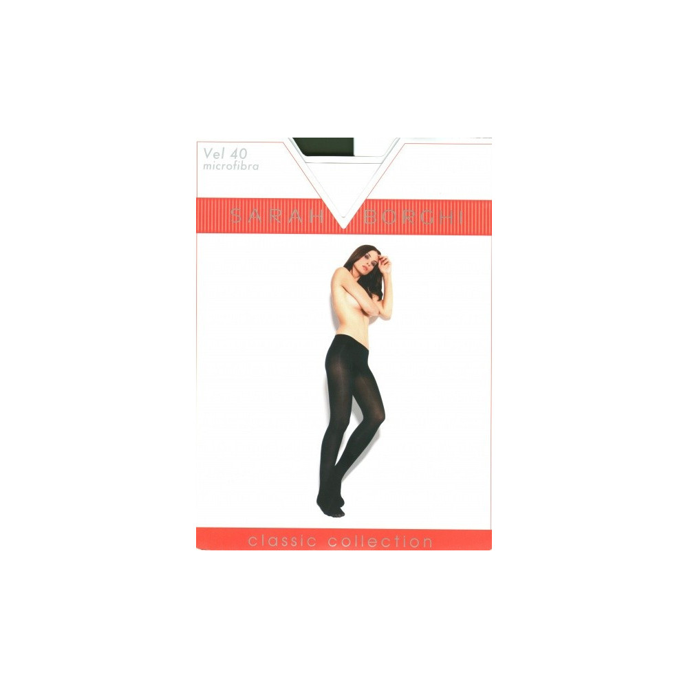 Sarah Borgi Vel 40  Rajstopy microfibra