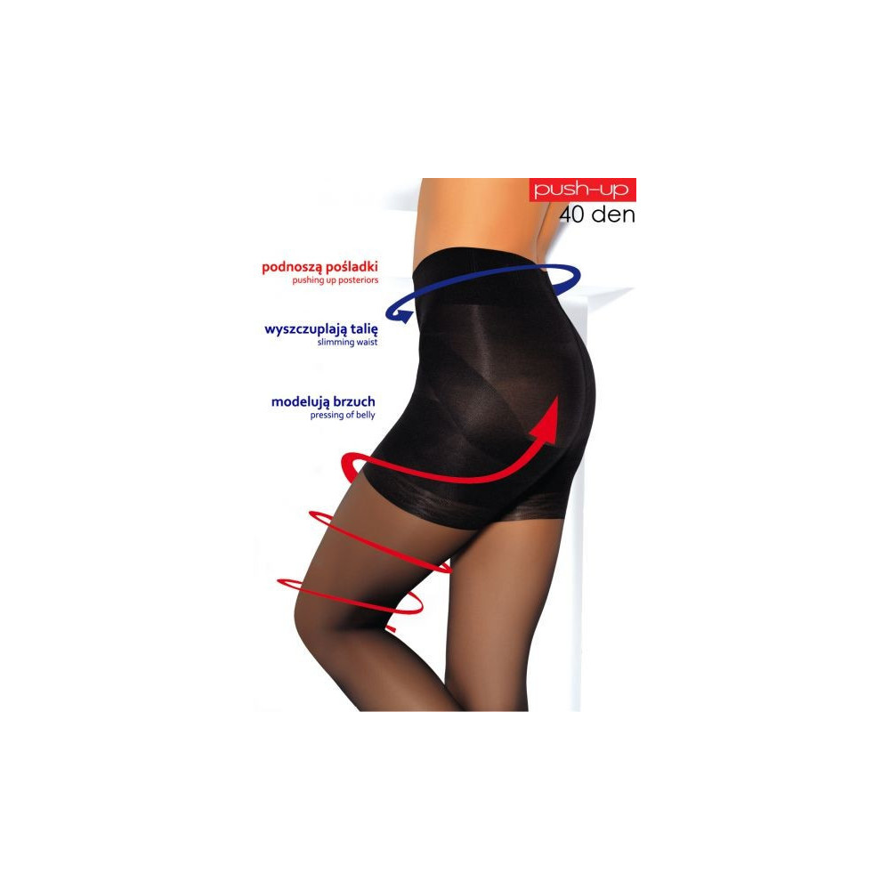 Mona Elianto push-up 40 den Rozm.2  Rajstopy modelujące