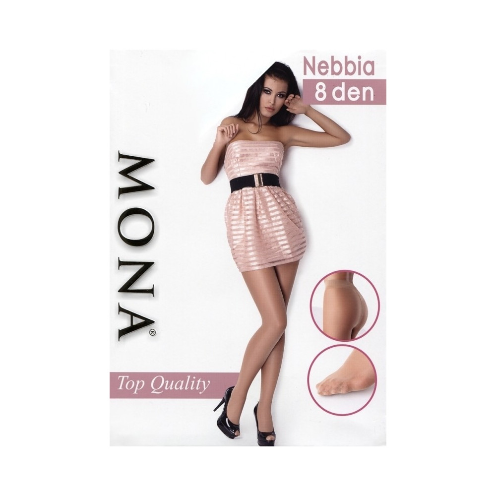 Mona Nebbia 8den Rajstopy lycra