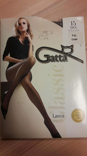 Gatta Laura 15den Rozm.1 Rajstopy lycra