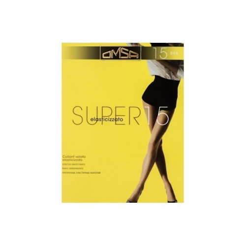 Omsa Super 15 Rozm.3 rajstopy lycra półmatowe
