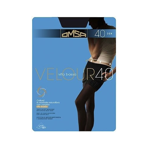 Omsa Velour 40 den Rozm.5 Rajstopy z microfibry