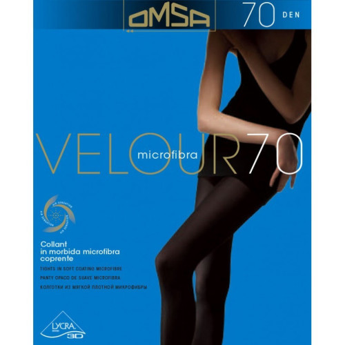 Omsa Velour 70 den Rozm.2 Rajstopy z microfibry